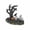 E, variant on Liamobondopolis Spooky Twisted Tree Resin Scene Figurine with Skeleton Tombstone Crow Pumpkin for Halloween Tabletop Mini Graveyard Decor 5.51 In