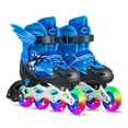 thumbnail image 2 of Patins en Ligne Lumineux Réglables avec Roues Lumineuses pour Enfants et Adultes, Intérieur Extérieur, Entraînement Physique, 2 of 7