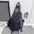 thumbnail image 1 of Bolso de pecho de gran capacidad para exteriores, bolso de mensajero deportivo unisex, bolso de hombre de estilo japonés y coreano, bolso de viaje, bolso para equipo de pesca, 1 of 6