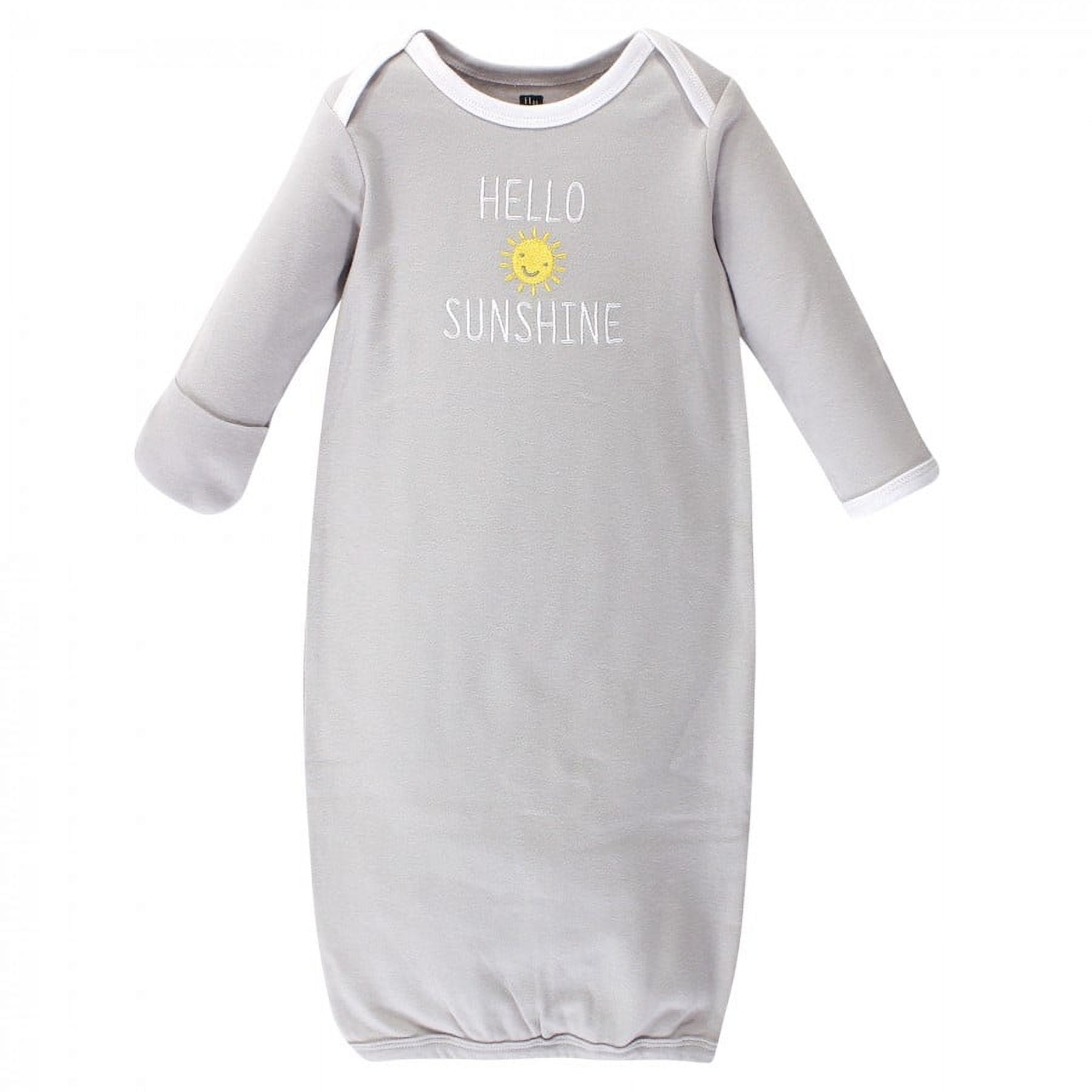 Hudson Baby Cotton Gowns, Star And Moon, Preemie-Newborn