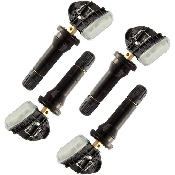 SCITOO Programmed Tire Pressure Sensor Kit (TPMS) Replacement fits for 2006-2018 For Chevrolet Aveo5 Equinox Express 1500 2500 3500 4500 Impala Suburban 1500 2500 Tahoe Volt 315MHz