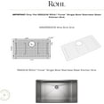 thumbnail image 2 of Rohl Wsgrss3016 Forze 29-1/8" L X 15-5/16" W Stainless Steel Basin Rack - Stainless Steel, 2 of 5