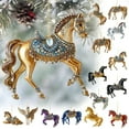 thumbnail image 1 of Listado De Acrílicos Adorno Navideño Acrílico De 8cm Con Estampado De Animales, Doble Cara, Para Colgar En El Árbol, Para Familiares Y Compañeros (1 Unidad) Rkxzt, 1 of 9