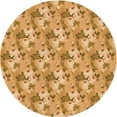 thumbnail image 1 of Ahgly Company Tapis d'Intérieur Lavables en Machine, Ronds, Orange Transitionnel, 6' Ronds, 1 of 7