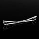 thumbnail image 3 of Collar para hombre Pin  Clip Broche Bar Flaco Chic Fiesta Joyería Oro Plata Zulema  Barra de corbata de lazo, 3 of 8