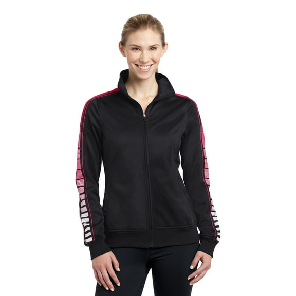 Sport Tek Women's Comfortable Tricot Track Jacket