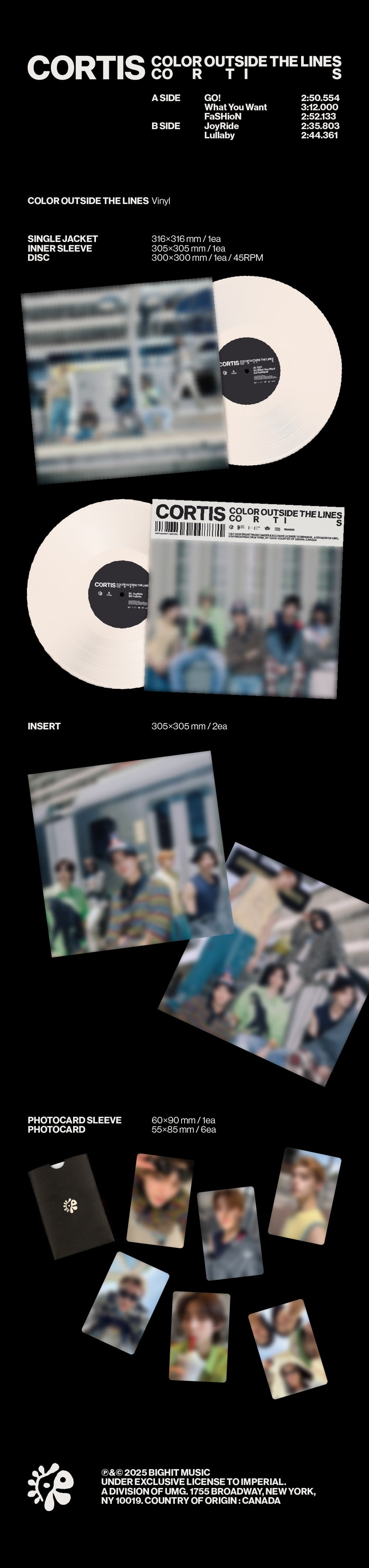 Cortis コルティス 新品未開封 VINYL LP ver CORTIS コルティス VINYL