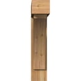 thumbnail image 2 of Ekena Millwork 8"W x 38"D x 38"H Thorton Block Rough Sawn Bracket w/ Offset Brace, Western Red Cedar, 2 of 25