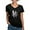 Black, variant on - Alpha Sigma Phi Phoenix Black T Shirt - Women's V-Neck Dark T-Shirt
