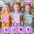 thumbnail image 2 of Bento Kids Lunch Box, 6 Compartments BPA Free Bento Box for Kids, Lunch Containers, Dishwasher Safe Back to School Snack Lunch Box, Ideal Portion Sizes On-the-Go Meal, Ages 3+,School(Light Purple), 2 of 5