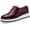 Red, variant on Women's Platform Lace-Up Wingtips Square Toe Oxfords Shoe
