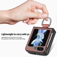 thumbnail image 3 of for Samsung Galaxy Z Flip 6 Case with Ring, Shockproof Thin Slim PC Protective Phone Case for Galaxy Z Flip 6 5G 2024, 3 of 5