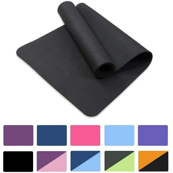 Attraction Design Yoga Mat Non Slip Exercise Mat Extra Thick Workout Mat for Yoga, Eco Friendly Exercise Yoga Mat High Density Fitness Pilates Mat with