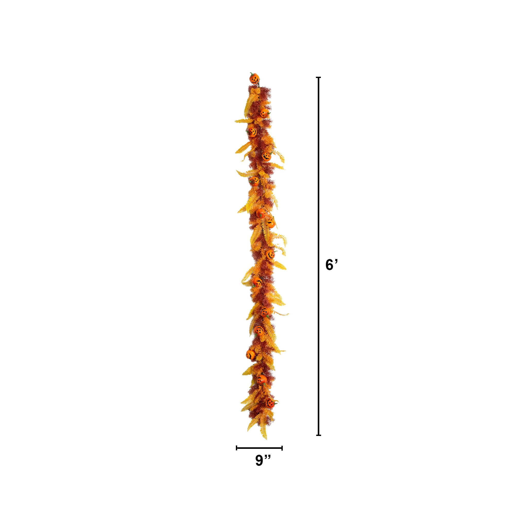 6ft. UV Resistant Artificial Fall Foliage Garland