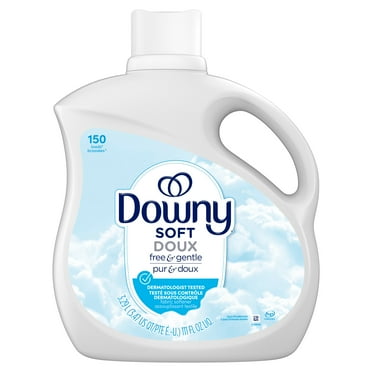 Downy Free & Gentle Liquid Fabric Softener, Hypoallergenic, Sensitive Skin Friendly Fabric Conditioner Liquid 150WL
