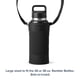 thumbnail image 4 of Botella Sling YETI Large para botellas Rambler de 770 y 1065 ml, color negro, 4 of 7