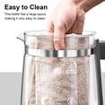 thumbnail image 4 of ICOOKPOT Glass Electric Kettle with Tea Infuser &ndash; 1.5L Stainless Steel, 1200W Rapid Boil, Temp & Programmable Control for Teas/Coffee &ndash; B, 4 of 9