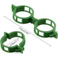 thumbnail image 2 of 150 Uds Clips para plantas Clips verdes para tomate y otras plantas de vid Clips de plástico para tomate para soporte enrejado de uva para clips de vegetales de vid Clips para pepino, 2 of 3