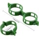 thumbnail image 2 of 150 Uds Clips para plantas Clips verdes para tomate y otras plantas de vid Clips de plástico para tomate para soporte enrejado de uva para clips de vegetales de vid Clips para pepino, 2 of 3