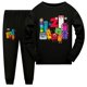 thumbnail image 1 of Ropa de bloques de números a la moda, ropa de casa para niñas pequeñas, pijamas para niños pequeños, pijamas para adolescentes y niños, Pijama de Navidad para niños, 1 of 4