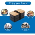 thumbnail image 3 of Stackable Lunch Box with Thermal Insulation Bag Microwave Lunch Box Suitable for Office Workers and Students., 3 of 6