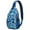 Crab and Tropi, variant on Floral Aesthetic Sling Backpack for Travel, Lightweight Crossbody Daypack for Students and Outdoor Enthusiasts