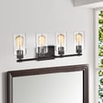 thumbnail image 7 of Lighting MERCY Contemporary 4 Light Rubbed Bronze Bath Vanity Fixture 27" Width, 7 of 7