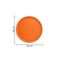 thumbnail image 5 of Juego 6 Platos Galerias El Triunfo De Melamina Naranja Liso 20cm, 5 of 5