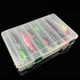 thumbnail image 4 of Cajas de aparejos de pesca de 14 compartimentos de doble cara organizador de señuelos de pesca, 4 of 6