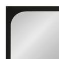 thumbnail image 4 of Kate and Laurel Kenai Modern Rectangle Wooden Wall Mirror, 24 x 36, Black, Decorative Wood Rectangular Mirror for Use as Bathroom Vanity Mirror or in Living Room, Entryway, or Bedroom, 4 of 8