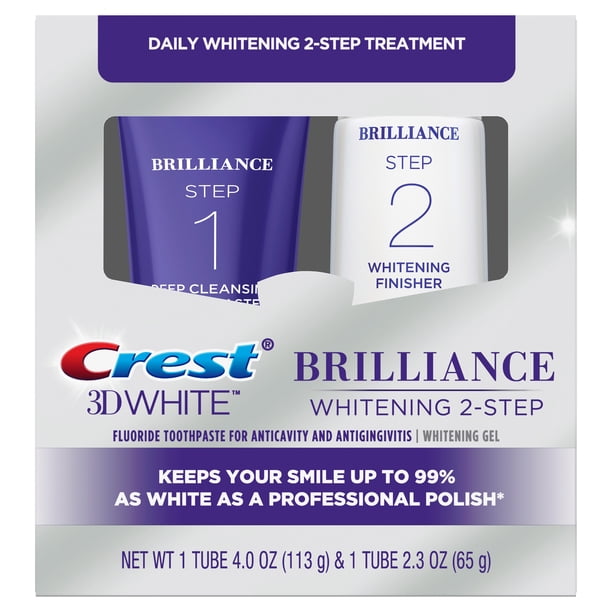 Crest 3D White Duo | Toothpaste tubes for grocery retail - Walmart