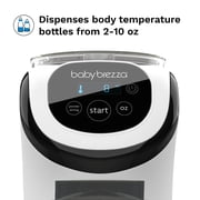 Baby Brezza Formula Pro Mini Baby Formula Mixer Machine Fits Small Spaces and is Portable for Travel– Bottle Makers Makes The Perfect Bottle for Your Infant On The Go, White