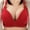 Red, variant on Naughtyhood Woman's Lingerie Fashion Plus Size Wire Free Comfortable Push Up Bra Underwear
