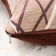 thumbnail image 7 of PiccoCasa 2 Pack Polyester Cushion Covers Stylish Simplicity Sofa Throw Pillowcases, 17"x17" Camel, 7 of 7