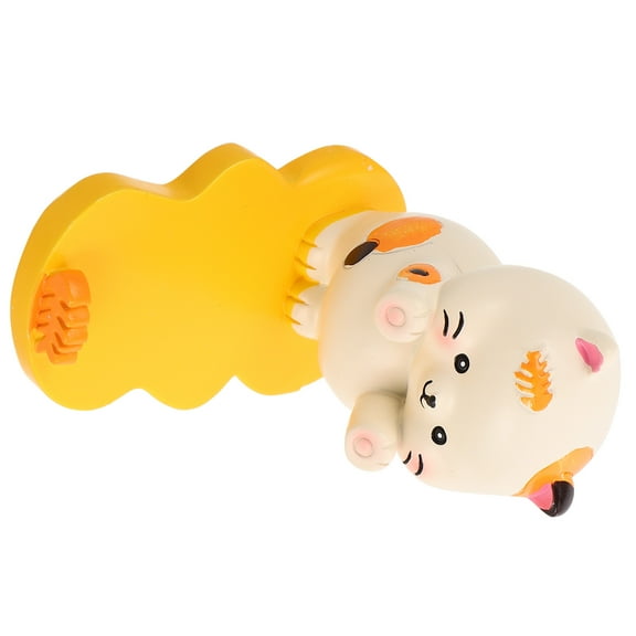 GOOHOCHY Cute Cartoon Animal Phone Stand Creative Desk Cat Cell Phone Holder Funny Mobile Phone Bracket For Watching Videos Resin Portable And Lightweight Suitable For Kids And Office Decor