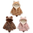 thumbnail image 7 of BULLPIANO Toddler Girls Winter Warm Coats Jacket Hooded Coat with Ears Faux Thicken Baby Snowsuit Outwear, 7 of 7