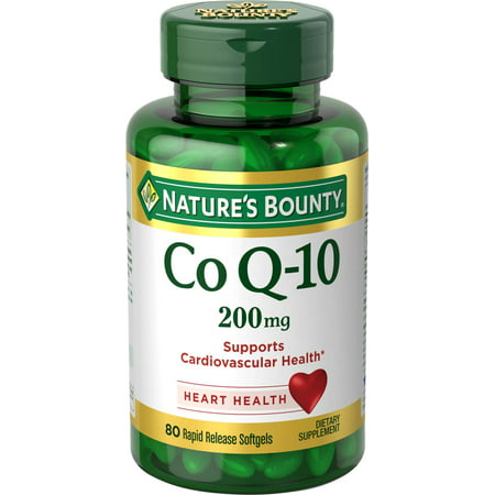 Nature's BountyÂ® Co Q-10 200 mg, 80 Tablets