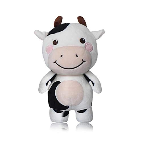 fluffy cow stuffed animal