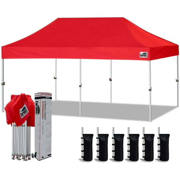 Eurmax 1039x2039 Ez Pop Up Canopy Tent Commercial Instant Canopies With