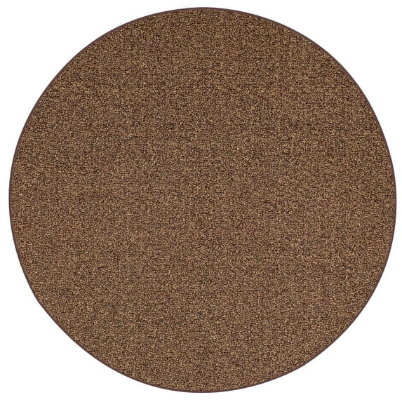 Outdoor Artificial Turf Chestnut Area Rugs With Premium Non Skid backing Great for Decks, Patio's & Gazebo's to Pools, Docks & Boats and other outdoor recreational purposes 4' Round