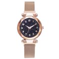 thumbnail image 1 of Reloj de pulsera de cuarzo con imán luminoso para mujer con esfera estrellada de números p Abanopi Reloj de mujer, 1 of 6