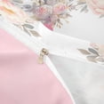 thumbnail image 4 of Catabedysis Pink Alphabet I Duvet Cover Queen,Kawaii Flowers Queen Bedding For Girls,Pink Reversible,3pcs,1 Duvet Cover and 2 Pillowcases, 4 of 6