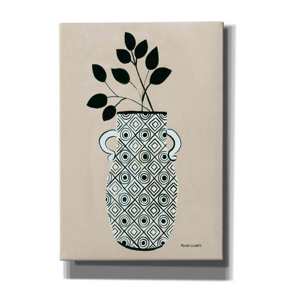Epic Graffiti 'Luna Vase' by Megan Galante, Giclee Canvas Wall Art, 18"x26"