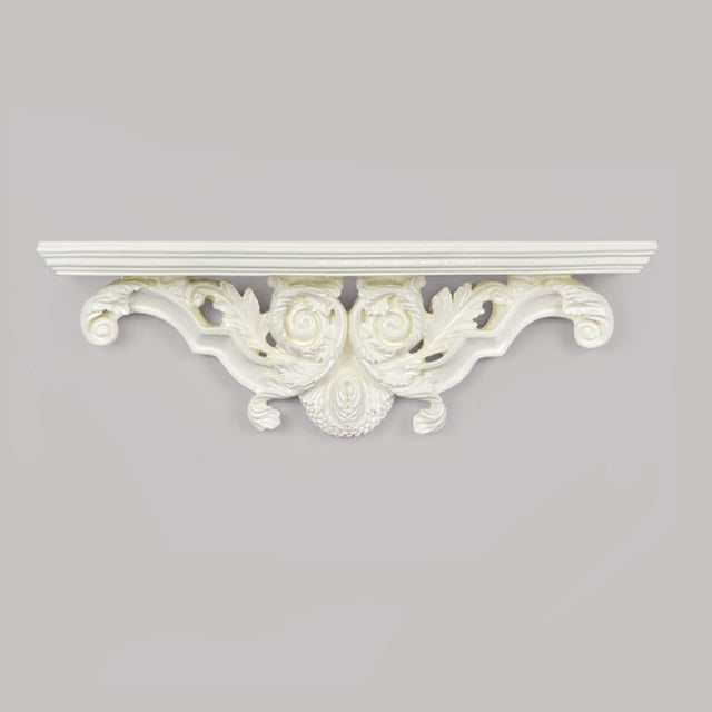 Estantes Flotantes Decorativos Montaje en Pared Resina Creativa Soporte de Estante de Almacenamiento Hueco Sala de Cocina Decoración Adornos Art beige yotijar Estante decorativo