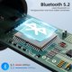thumbnail image 2 of Auriculares inalámbricos Bluetooth 5.2, estéreo de alta fidelidad, controladores de 16 mm, 4 micrófonos integrados Enc, resistente al agua Ipx7, 2 of 5