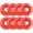 Rocket Red, variant on Rollerex ST360 92A Roller Skate Wheels (8-Pack) (Color Options) - Indoor Outdoor - Use for Quad Skate Wheel Replacement (Steel Black)
