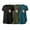 Black + Green + Blue, variant on 3 Pack Maternity Nursing Shirts Double Layer Breastfeeding Tops Short Sleeve Crew Neck Tees Postpartum Clothes
