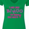thumbnail image 4 of Inktastic I Only Play Bingo on Days That End in Y Women's V-Neck T-Shirt, 4 of 5