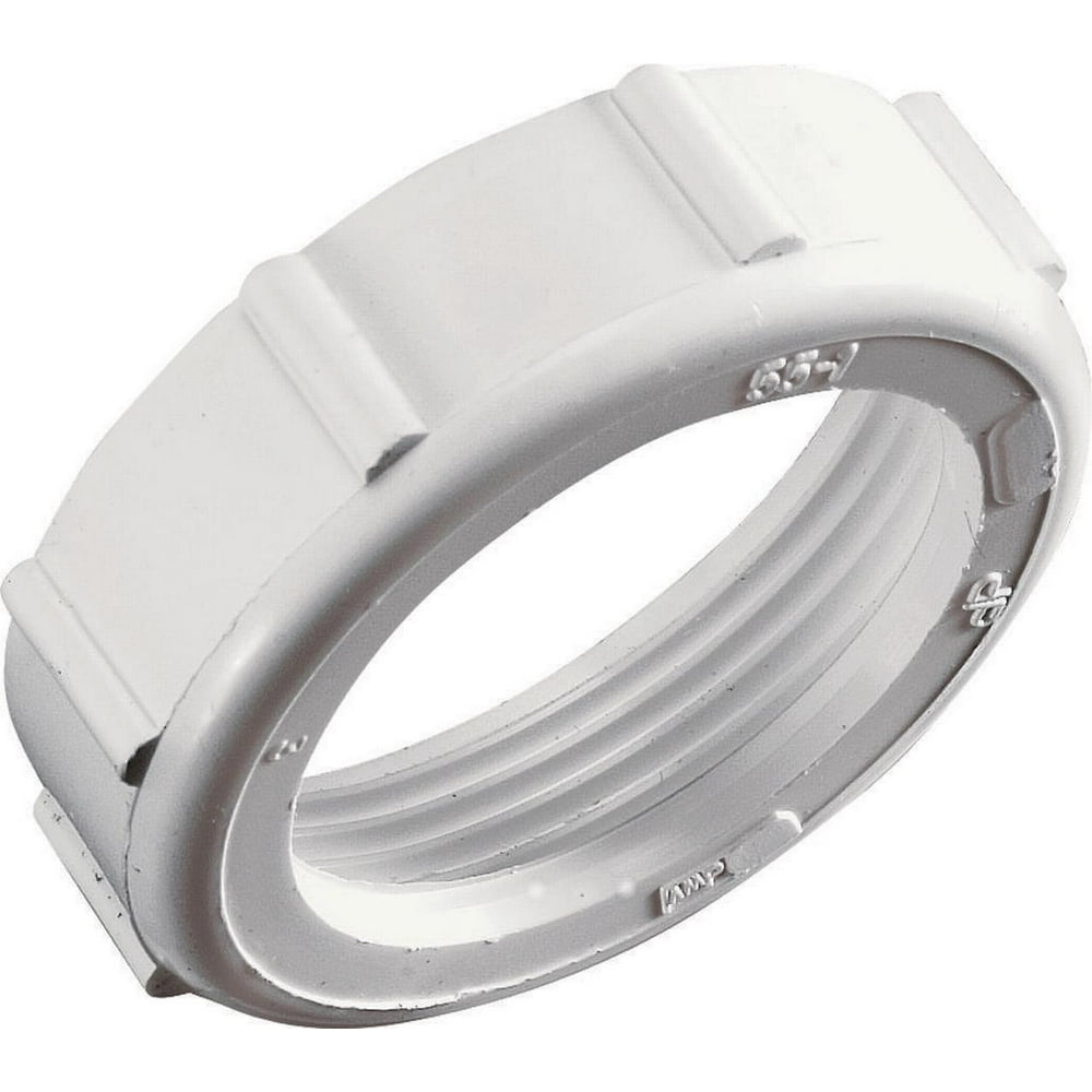 Plumb Pak PP20955 Slip Joint Nut, 11/2 in Size, PVC, White