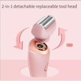 thumbnail image 2 of Proustore Razor, 2025 New 2 in 1 Electric Shaver Razors for Women, 2 in 1 Wet & Dry Electric Razor Removable Head, 2 of 7